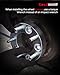 Torchbeam 5x5 to 6x5.5 Lug Wheel Adapters 2 inch with M14x1.5 Thread Pitch,78.1mm Hub Bore,4pcs Adapters for Grand Cherokee, Wrangler, C1500, Tahoe, Durango, Commander,Changes Bolt Pattern