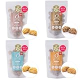 ［ＡＭＡＧＵＲＡお得セット］まるごと甘酒 オートミールクッキー 200g×4袋お得セット 砂糖不使用 無添加 グルテンフリー 腸活 低糖質 糖質オフ 低カロリー 砂糖0 低GI おきかえ ダイエットクッキー おからクッキー お菓子 おやつ 豆乳クッキー マクロビ 自然派 アマグラ［プレーン/チョコレート/ココナッツ/シナモン］