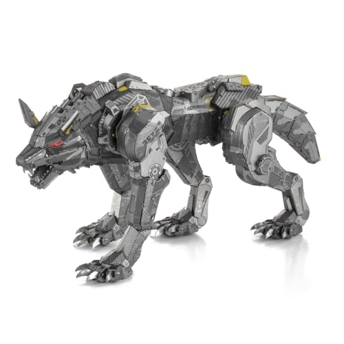 Maquette loup cybernétique Metal Earth puzzle 3D métal à monter pour adulte