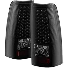 Xtune ALT-ON-CS03-G2-LED-C Tail Light Chevy Silverado 1500-2500-3500 03-06 Does Not Fit Stepside - C-Shape LED s - Chrome