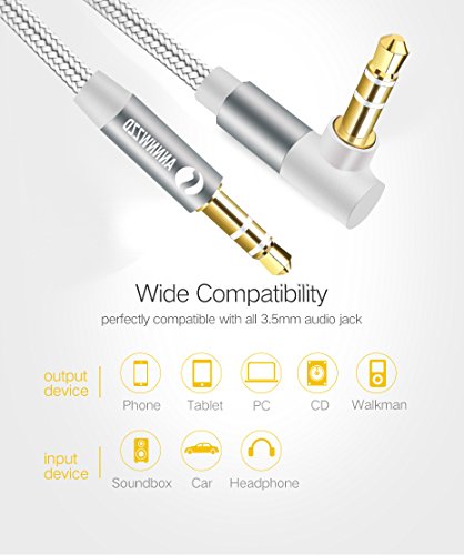 LinRui Cavo Aux 3,5mm Cavo Audio Stereo Jack 3.5