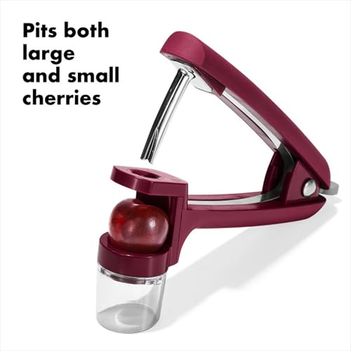 OXO Good Grips Cherry & Olive Pitter - Beet - Image 3