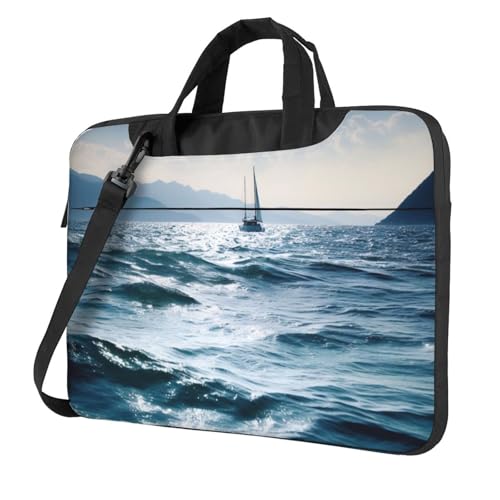 Sac ordinateur portable imprimé mer avec doublure antistatique de bureau