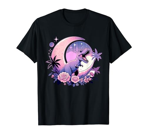 Pastel Goth T-Rex Kawaii Estética Espeluznante Dinosaurio Gótico Camiseta