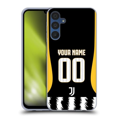 Licenza Ufficiale Personalizzata Personale Juventus Football Club Home Kit Partita Custodia gel Protezione di Grado Militare Compatibile con Samsung Galaxy A15