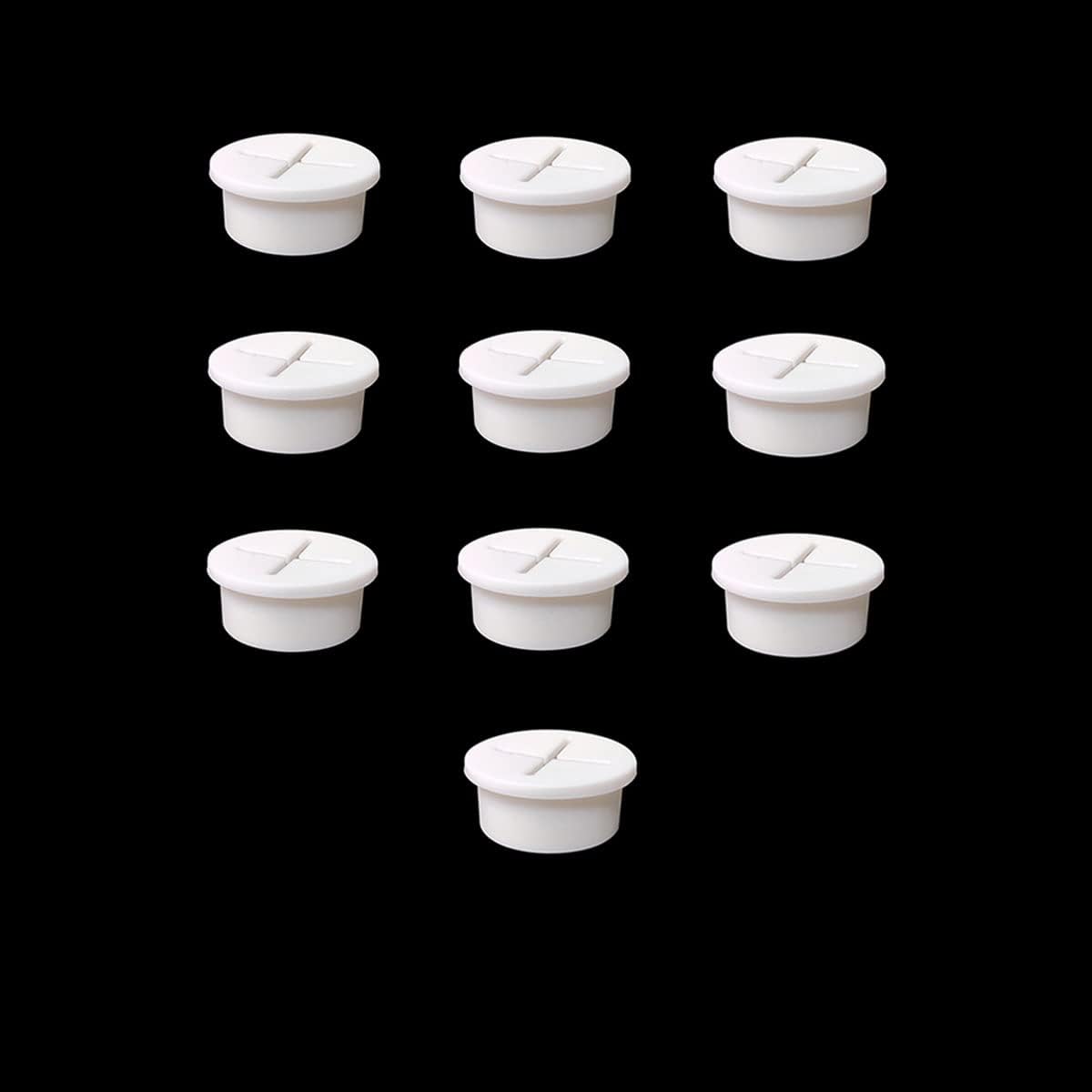10 Pcs Cable Cord Grommet, 3/4 Inch Flexible Wire Rubber Grommets