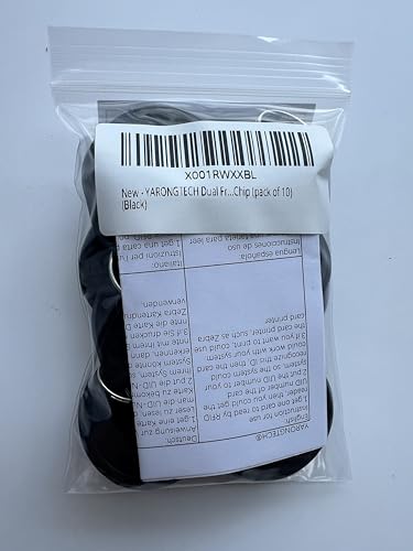 YARONGTECH Dual Frequency RFID Key Fob 125Khz EM4100 And 13.56Mhz RFID 1K Chip (pack of 10) (Black) - Image 3