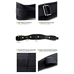 Gewichthebergürtel V2 - Gewichtheber Gürtel für Damen und Herren - Bodybuilding, Krafttraining, Crossfit Training - Trainingsgürtel, Weightlifting Belt, Gym Workout – Bild 2