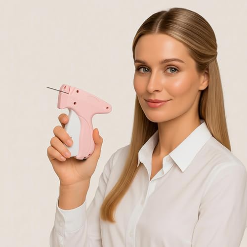 PISTOFIX | Das Original, PISTOFIX Stoff, Instant Nähwerkzeug, kabellos, mit 5 Nadeln – 1000 Nadeln aus Kunststoff