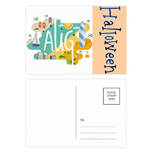 Cartes de remerciement Halloween en lot de 20 pour sublimer vos messages après la fête