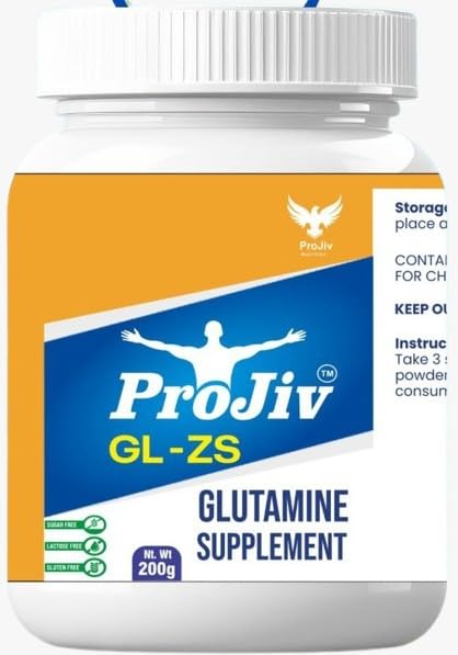 GL-ZS Glutamine Supplement with Zinc & Selenium | Immune Support, Antioxidant Defense & Muscle Recovery | Lemon Flavour | Lactose & Gluten Free | 200g Health Supplement Powder-image-15