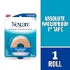 Nexcare 731 First Aid Waterproof Tape w/Dispenser,1-Inch x180-Inch, Flexible