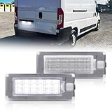 【Luminosità estrema】 Questa luce targa da 6500K offre un aumento di luminosità del 300% e una riduzione del consumo energetico del 70%, garantendo un’intensa illuminazione bianca xenon. Al calar della notte, la zona del fanale posteriore è ben illuminata, migliorando la riconoscibilità dai veicoli successivi e la sicurezza durante retromarcia e parcheggio. La targa è chiaramente visibile da lontano, aumentando la visibilità per chi segue.