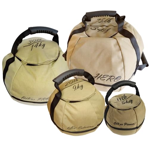 Active Goods Co. Kettlebell Sandbag for fitness workout, bag comes empty, sand available as filling