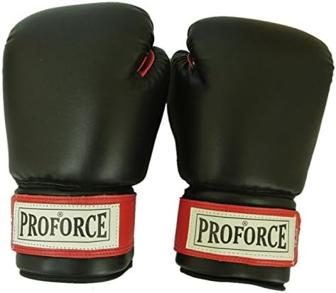 Great Value Boxing Gloves ProForce Leatherette Boxing Gloves with Red Palm 8oz 8008