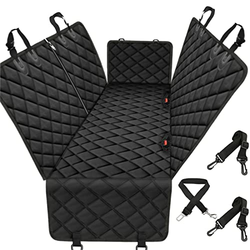 Viretec Dog Car Seat Cover For Back Seat, Dog Seat Cover Waterproof, Durable Scratch Proof, Nonslip Backing And Hammock, 600D Heavy Duty Cars Trucks And Suv Back Seat Cover For Dogs #TOP1