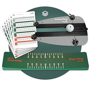 WHYGOLF Putting System & Putting Thing â Golf Training Aid for Stroke, Accuracy & Green Reading â Adjustable Putting Gates for Home & Green Practice â Putter Teaching Tool for Better Control