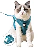 FDOYLCLC Cat Harness and Leash Set for Walking Escape Proof, Step-in Easy Control Outdoor Jacket,...