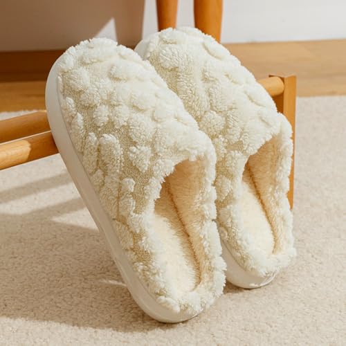Premium Comfort Fleece Women's Fuzzy House Slippers Cute Indoor Soft Warm Kawaii Shoes Memory Foam Sole4