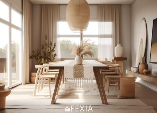 Add Elegance and Charm to Your Home with FEXIA Boho Table Runner: A Review插图