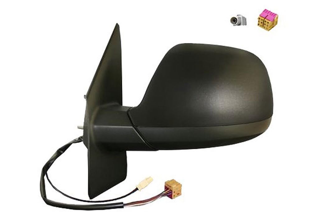 ALKAR 9227928 Rétroviseur extérieur chauffant avec antenne asphérique gauche Compatible avec VW Transporter T5 Van 7HA, 7HH, 7EA, 7EH Transporter T5 Minibus 7HB, 7HJ, 7EB, 7EJ, 7EF, 7EG, 7HF, 7EC