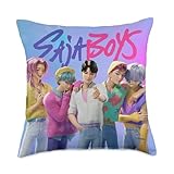 KPop Demon Hunters Saja Boys Officially Licensed Throw Pillow