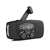 Companion AM/FM-radio op zonne-energie, met handslinger, met multifunctionele zaklamp met 3 leds, telefoonlader, powerbankfunctie