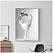 Cuadro en lienzo Arte moderno de la pared Bailarina Ballet Carteles e...