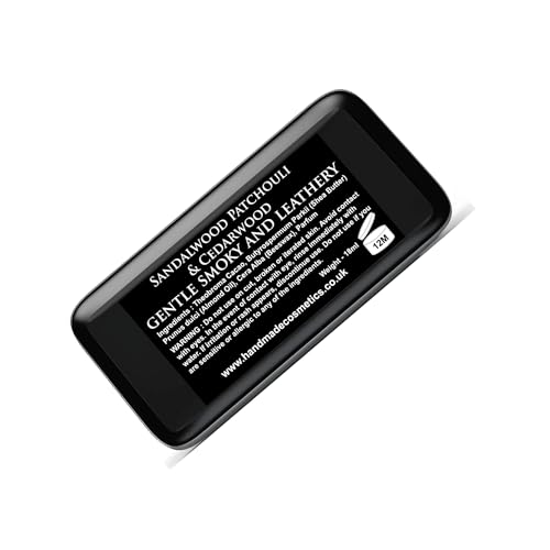 Solid Cologne For Men Sandalwood - Patchouli & Cedarwood After Shave Aftershave balm Smoky and leathery - Image 6