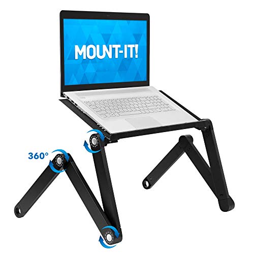 Mount-It! MI-7210 Adjustable Laptop Stand, Portable Standing Desk thumb #1