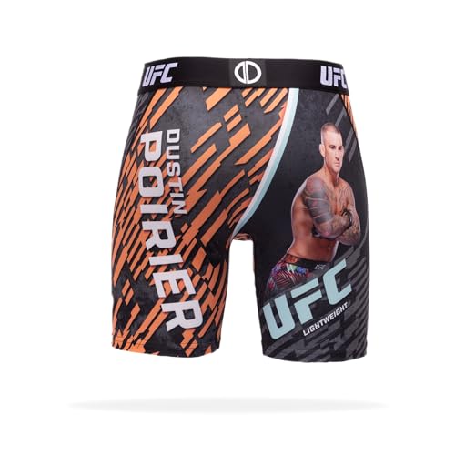 Odd Sox – Dustin Poirier UFC Boxer Briefs – Official UFC Fighter Underwear – Sizes S–XXL Stretch Fit Gift for MMA4