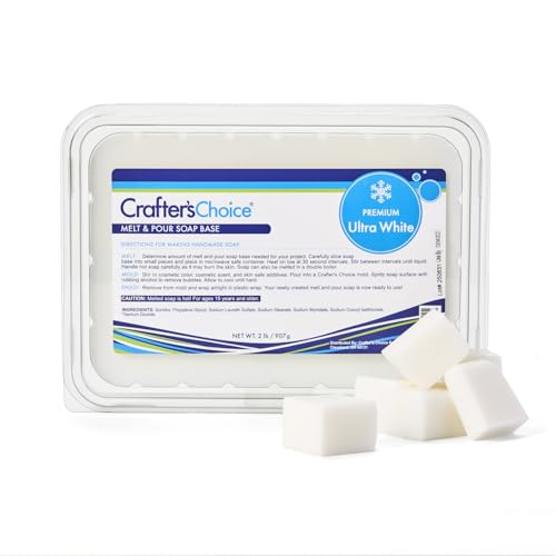 Crafter's Choice Base de sabão premium para derreter e derramar g...
