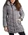 Steve Madden Women's Plus-Size Chevron Puffer Jacket, Titanium, 2X