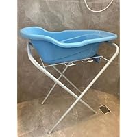 Suporte Para Banheira de Bebê Compacto Retrátil e Desmontável - Branco