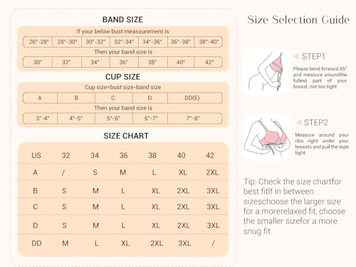 Deep V Neck Wireless Bras for Women No Underwire Scalloped Seamless Bralettes Petal Wavy Womens Bras with Extender2