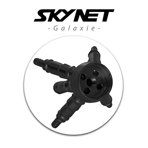 Skynet® Galaxie Shisha Set Hookah 65 cm + Zubehör | Wasserpfeife Komplett Set Molassefänger Hygienemundstücke Schlauch… – Bild 4