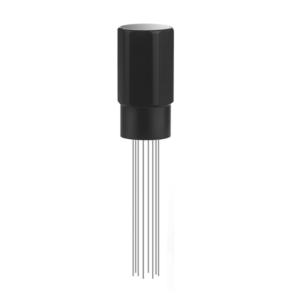 Supvox® Espresso Distributor Ground Coffee Distribution Tool 8-Pin Espresso Needle Stirrer, Magnetic Handle Design, Anti-Clump Espresso Leveling Tool for Portafilter, Barista Accessories-image-10