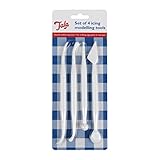 Tala - Juego de útiles de Modelado para repostería (4 Unidades), Color Blanco