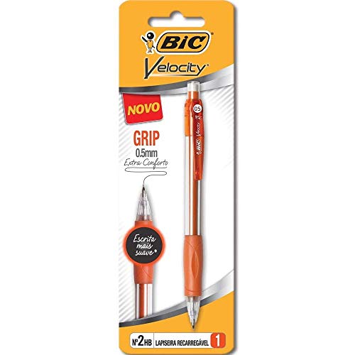 Lapiseira 0.5mm, BIC, Velocity Grip, 902499, Cores Sortidas