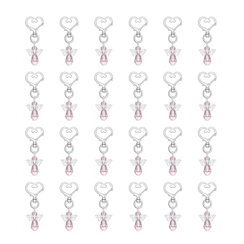 Boîtes à dragées porte-clés métal creux baptême contenant x24