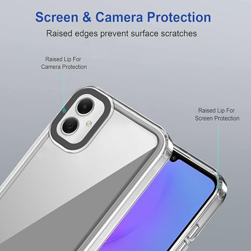 Image of Zapcase Back Case Cover for Samsung Galaxy M05 | Compatible for Samsung Galaxy M05 Back Cover | Case Cover with Camera Protection | (TPU + PC | Transparent)
