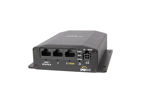 Peplink Max Br1 Mini Router (Hw3) | Max-Br1-Mini-Lte-Us-T-Prm | 4G Lte Cat 4 (150 Mbps) Modem | Dual-Band Wi-Fi 5 + Gps | Incl. 1 Yr Primecare | North America | 2× Lan, 1× Wan | Redundant Sim Slots #TOP9