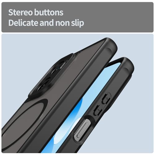 Image of Compatible with Motorola Moto G06 Power Case Cover,Compatible with MagSafe,Anti-Fall,Compatible with Motorola Moto G06 XT2535-1 XT2535-2 XT2535-14 Cell Protective Phone Case Black