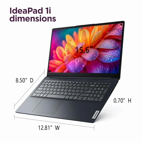 Image of Lenovo IdeaPad 1i 15.6 inch FHD Touchscreen Laptop, Intel 10-Core i5-1335U (Beat i7-1255U), 24GB RAM 1TB PCIe, Wi-Fi 6, Webcam, HDMI, SD Card Reader, Windows 11 Home, Abyss Blue, WOWPC Recovery USB