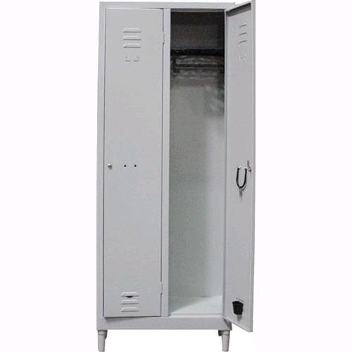 Armadio 2 Ante in Lamiera Verniciata Spogliatoio 69x33x180H cm