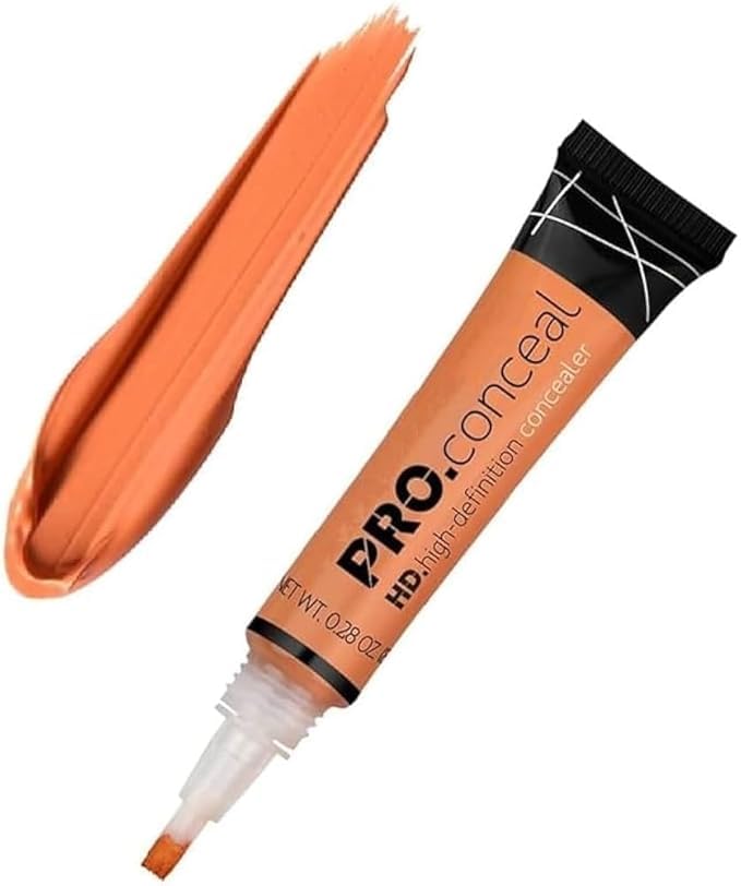 Image of Pro HD Conceal Liquid Concealer for Face Makeup, Full Coverage Beauty Colour Corrector, Ideal for Dark Circles, Women,8g (GC 990 Orange)