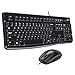 Produktbild Logitech MK120 Keyboard und Mouse Desktop Wired USB Black Keyboard-US Layout