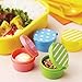 CuteZCute Mini Condiment Mayo Container for Bento Lunch Box, Blue/Pink/Green/Yellow, 4 Piece
