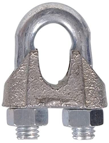 Clip pour corde métallique 3/8 serre-câble robuste Hardware Essentials Lot de 10 pièces