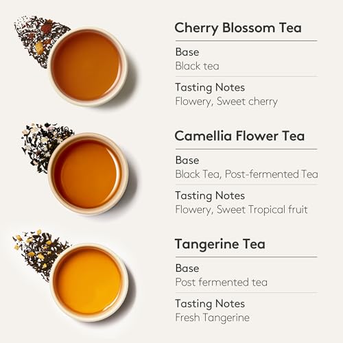 Image of OSULLOC TEA EDITION ISLAND (18 Count, 6 Flavors x 3 ea), Premium Tea Sampler Gift Set, Assorted Variety Handcrafted Pyramid Infuser Bags